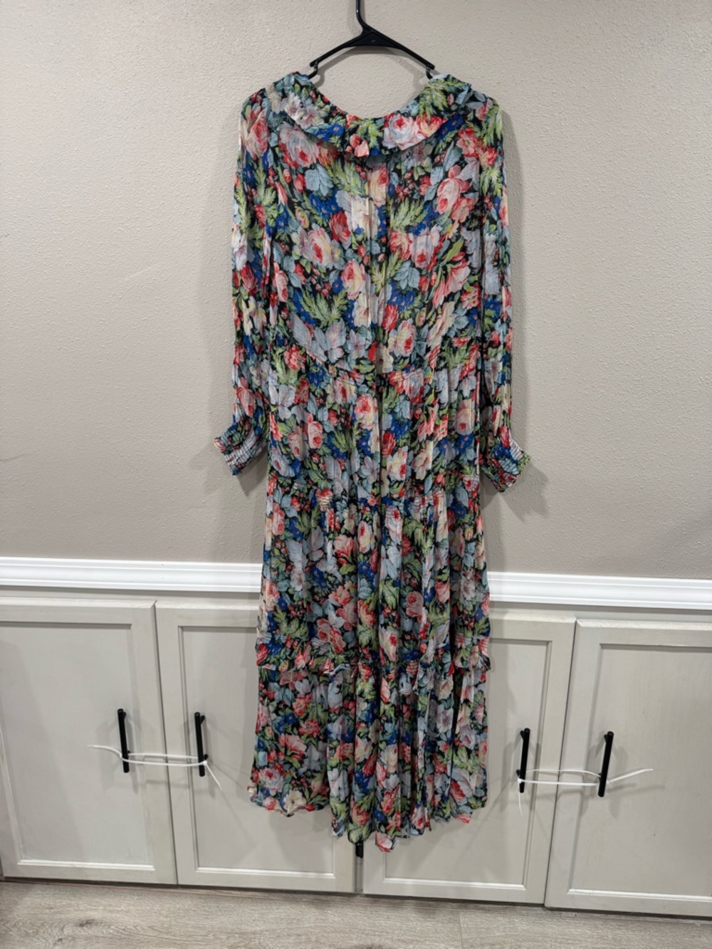 Anthropology The Marais Printed Chiffon Maxi Dress - Picture 6 of 8